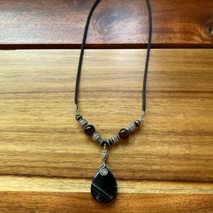 Various costume jewellery necklaces